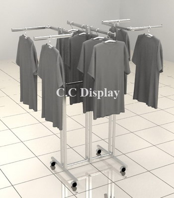 six way clothing rack